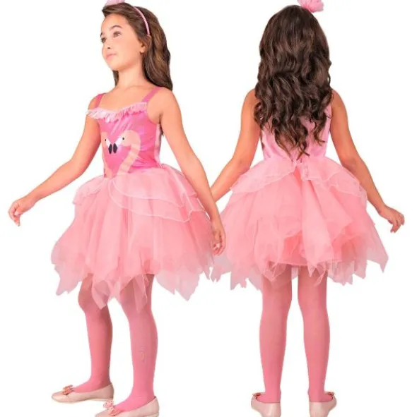 Maskeraddräkt Flamingo Barn (3-4 år (110 cm))