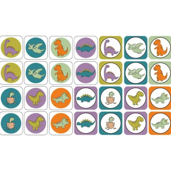 Memospel Dinosaurie 28 Kort