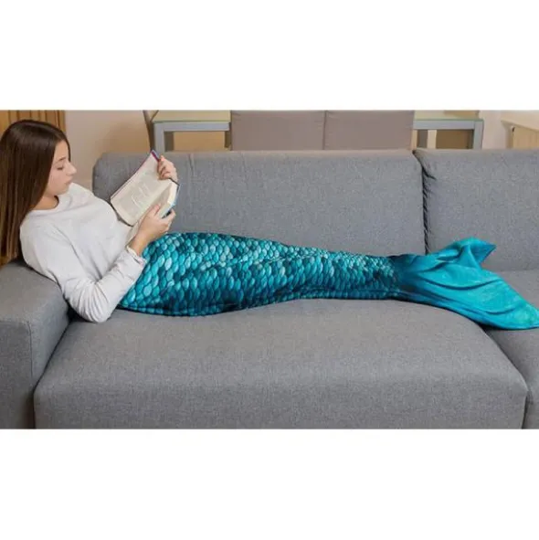 Mermaid Filt Turkos