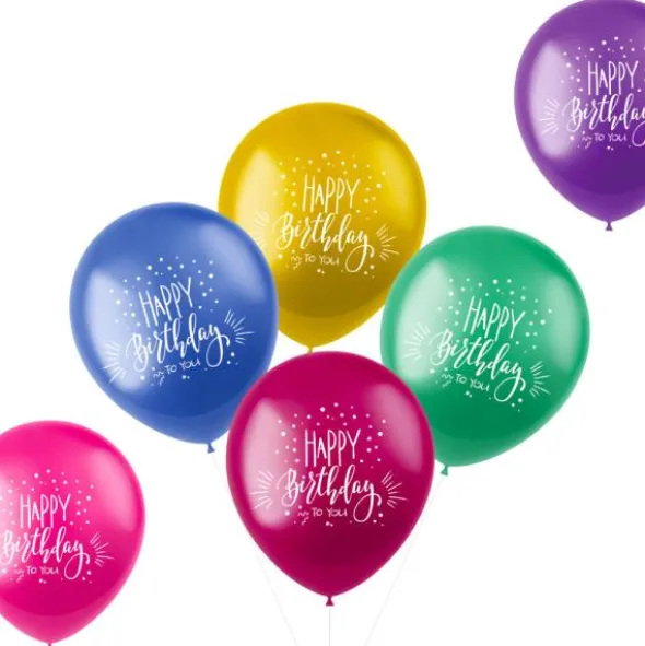 Metallic Ballonger Happy Birthday To You