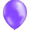 Metallic Ballonger Lila (10-pack)