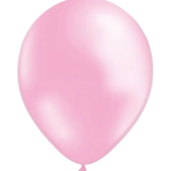 Metallic Ballonger Ljusrosa (10-pack)