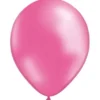Metallic Ballonger Rosa (10-pack)