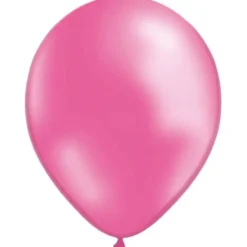Metallic Ballonger Rosa (10-pack)