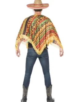Mexikansk Poncho med Mustasch