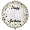 Milestone Happy Birthday Folieballong med Siffror