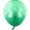 Miniballonger Chrome Grön 100-pack