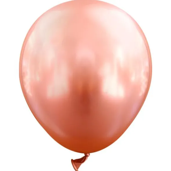Miniballonger Chrome Roséguld 100-pack