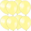 Miniballonger Pärlgul 13 cm (25-pack)