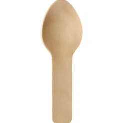 Mini Engångsskedar Trä 100-pack