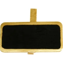 Mini Griffelskyltar med Klämma Guld