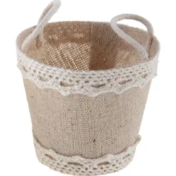 Minikorgar med Spets Beige