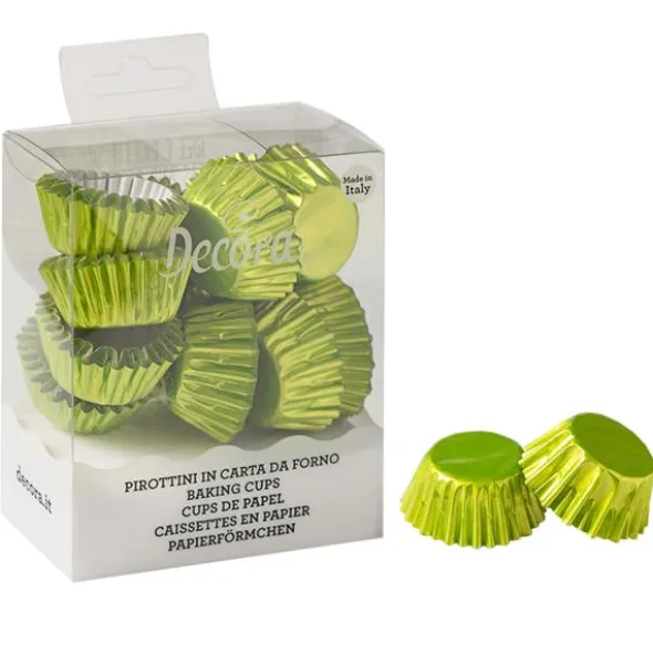 Minimuffinsformar Metallic Limegrön 180-pack