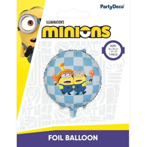 Minions Rund Folieballong 35 cm