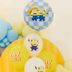 Minions Rund Folieballong 35 cm