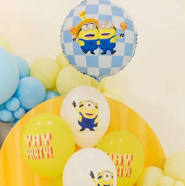 Minions Rund Folieballong 35 cm