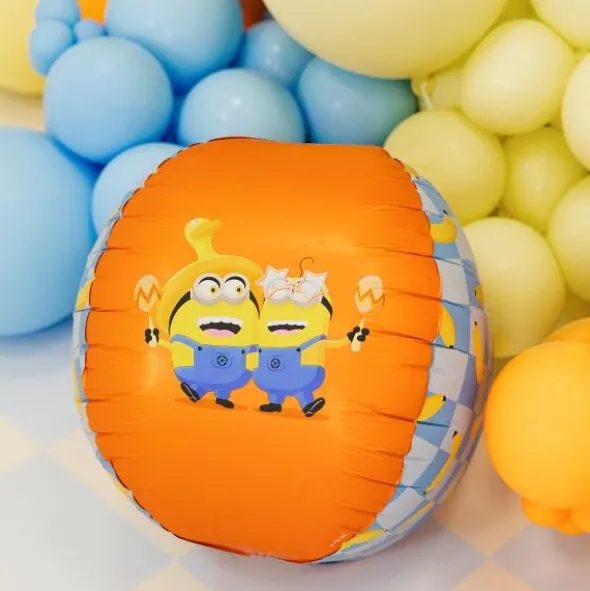 Minions Rund Folieballong 50 cm