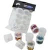 Mini Plastburkar med Lock Transparenta 8-pack