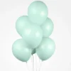 Mintgröna Ballonger Macaron (10-pack)