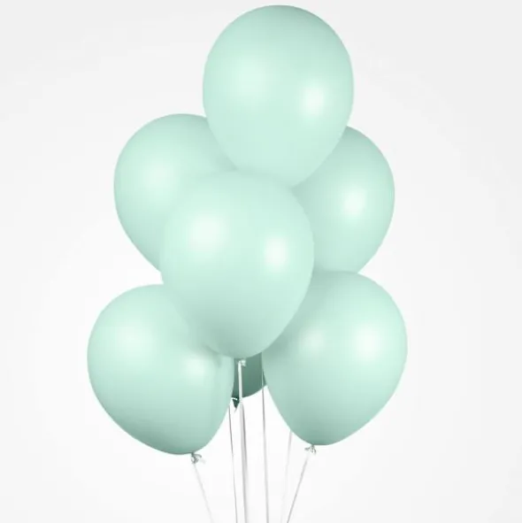 Mintgröna Ballonger Macaron (10-pack)