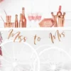 Miss to Mrs Banderoll Metallic Roséguld
