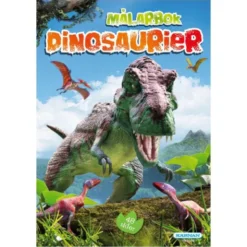 Målarbok Dinosaurier