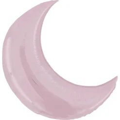 Måne Folieballong Pastellrosa