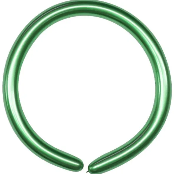 Modellballonger Chrome Grön 100-pack