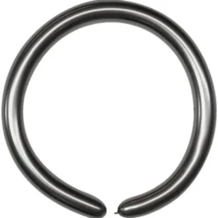 Modellballonger Chrome Grå 100-pack