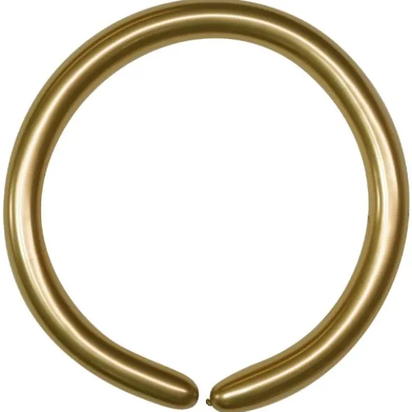 Modellballonger Chrome Guld 100-pack