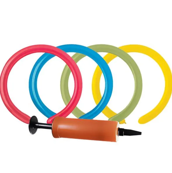 Modellballonger & Pump Blandade Färger
