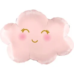 Moln Folieballong Satin Pastellrosa