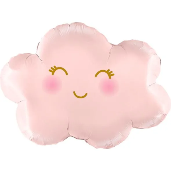 Moln Folieballong Satin Pastellrosa