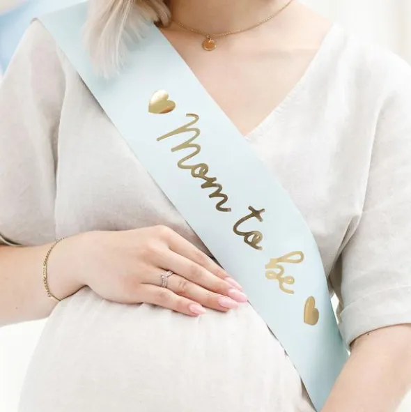 Mom to be Sash Blå