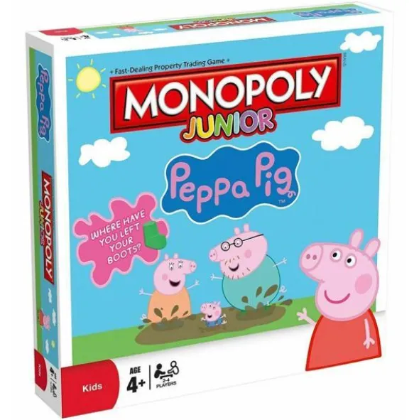 Monopol Junior Peppa Pig Spel Engelska