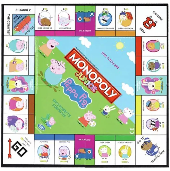 Monopol Junior Peppa Pig Spel Engelska