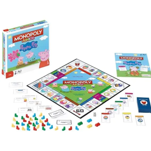 Monopol Junior Peppa Pig Spel Engelska