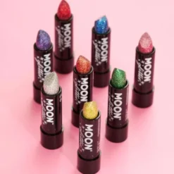 Moon Glitter Holografiskt Glitter Läppstift (Silver)