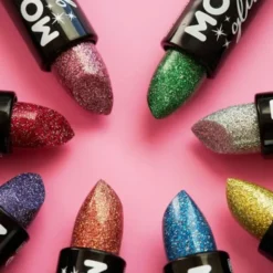 Moon Glitter Holografiskt Glitter Läppstift (Silver)