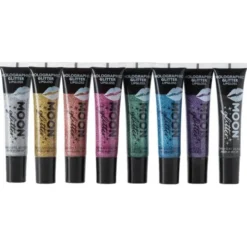 Moon Glitter Holografiskt Glitter Läppglans (Silver)