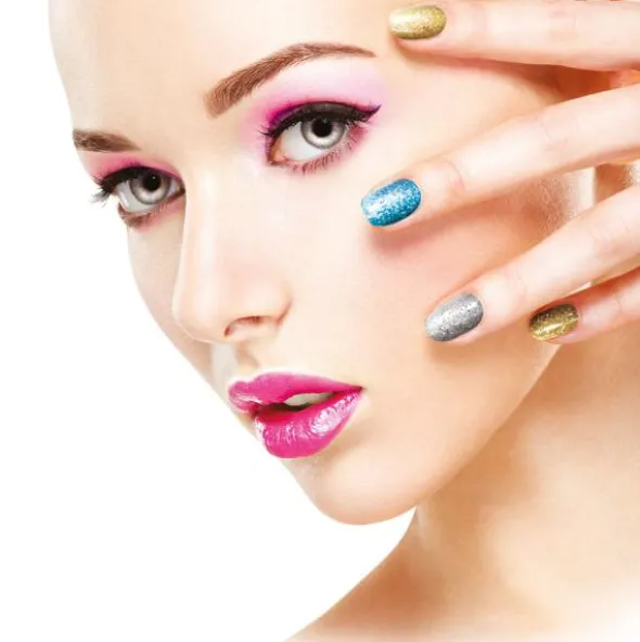 Moon Glitter Holografiskt Nagellack (Guld)