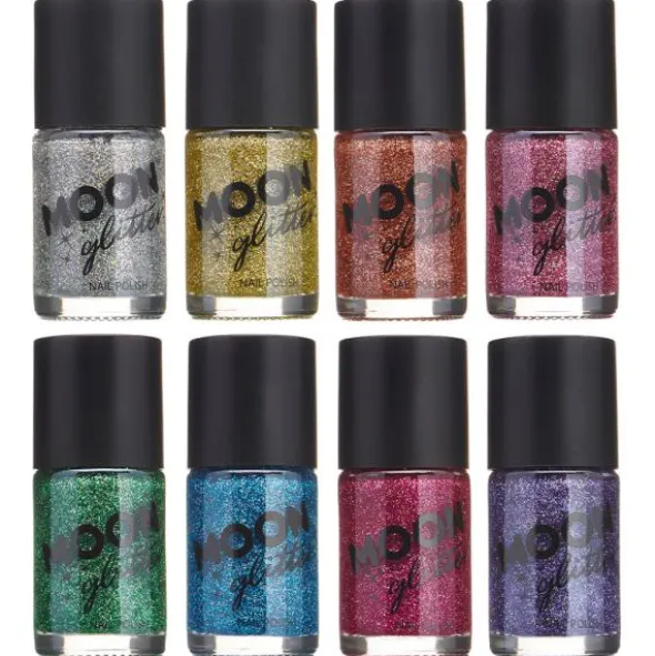 Moon Glitter Holografiskt Nagellack (Guld)