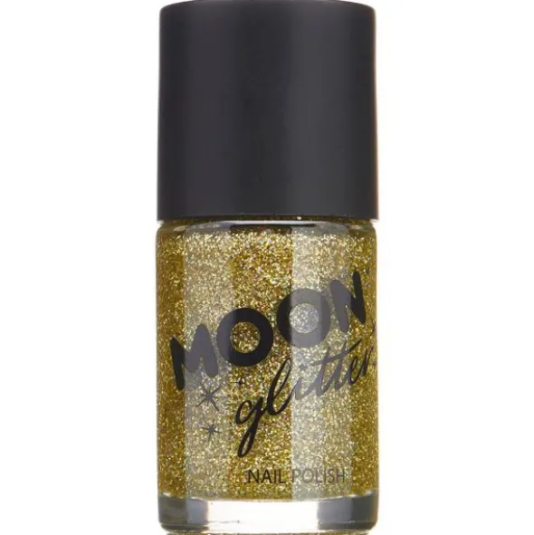 Moon Glitter Holografiskt Nagellack (Guld)