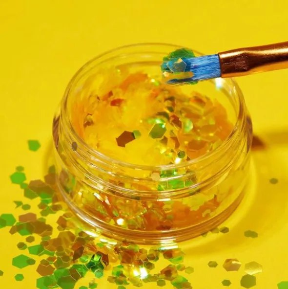 Moon Glitter Iriserande Chunky Glitter (Vit)