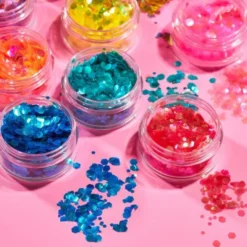 Moon Glitter Iriserande Chunky Glitter (Vit)