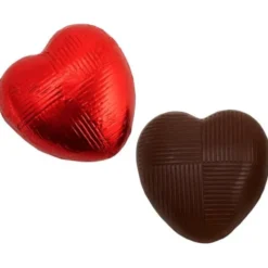 Mörk Chokladhjärtan Vegan Röd 1kg