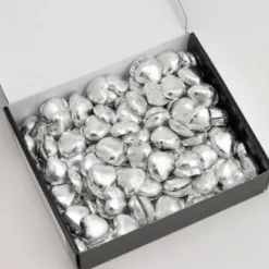 Mörk Chokladhjärtan Vegan Silver 1kg