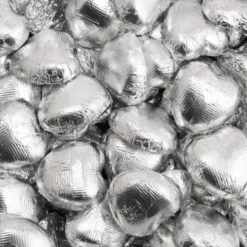 Mörk Chokladhjärtan Vegan Silver 1kg