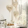 Mr & Mrs Folieballonger Hjärta 2-pack