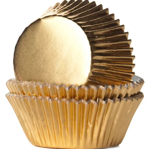 Muffinsformar Guld